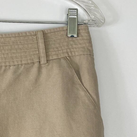 DIANE von Furstenberg Linen Blend Bermuda Boy Shorts NWT - Picture 2 of 9